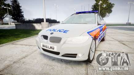 BMW 325d E91 2010 Metropolitan Police [ELS] für GTA 4
