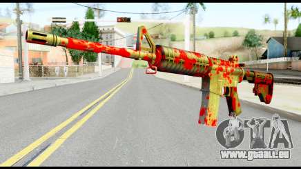 M4 with Blood pour GTA San Andreas