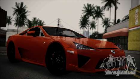 Lexus LFA für GTA San Andreas