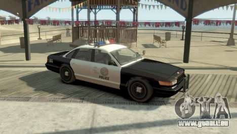 GTA V Vapid Stanier Police Cruiser pour GTA 4