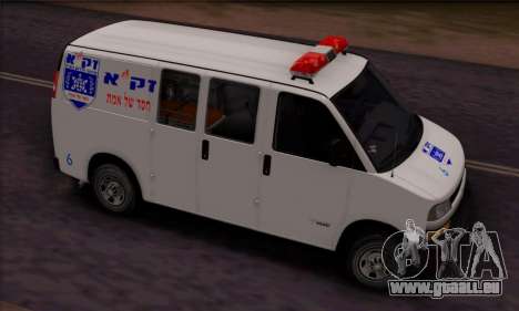 Chevrolet Exspress Ambulance pour GTA San Andreas