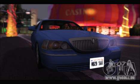 Lincoln Towncar (IVF) für GTA San Andreas