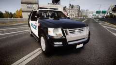 Ford Explorer 2008 Police [ELS] pour GTA 4