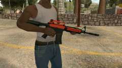 Orange M4A1 für GTA San Andreas
