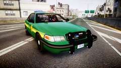 Ford Crown Victoria Sheriff [ELS] green pour GTA 4