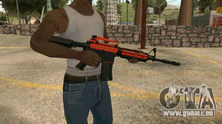 Orange M4A1 für GTA San Andreas