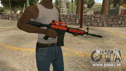 Orange M4A1 für GTA San Andreas