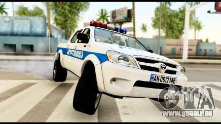 Toyota Hilux Georgia Police für GTA San Andreas