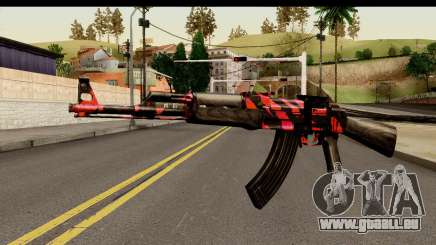 Red Tiger AK47 pour GTA San Andreas