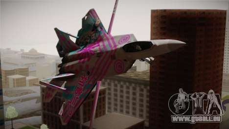 F-22 Raptor Hatsune Miku pour GTA San Andreas