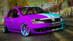 Dacia Logan Purple-Blue pour GTA San Andreas