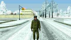 Pak militaire de la Fédération de russie en hiver uniformes pour GTA San Andreas