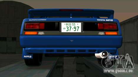 Toyota MR2 1600 G-Limited (AW11) pour GTA San Andreas