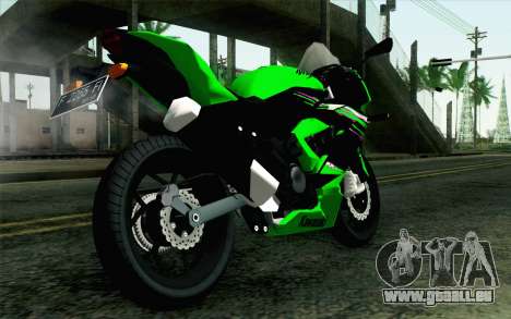 Kawasaki Ninja 250RR Mono Green pour GTA San Andreas