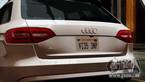 Audi A4 Avant 2013 pour GTA San Andreas