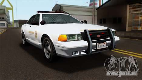 GTA 5 Vapid Stanier Sheriff SA Style pour GTA San Andreas