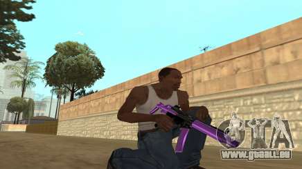 Purple Weapon Pack by Cr1meful für GTA San Andreas