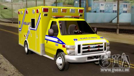 Ford F-450 2014 Quebec Ambulance pour GTA San Andreas
