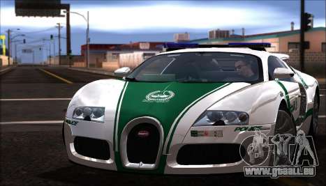 Bugatti Veyron 16.4 La Police De Dubaï 2009 pour GTA San Andreas