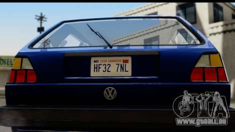 Volkswagen Golf Mk2 pour GTA San Andreas