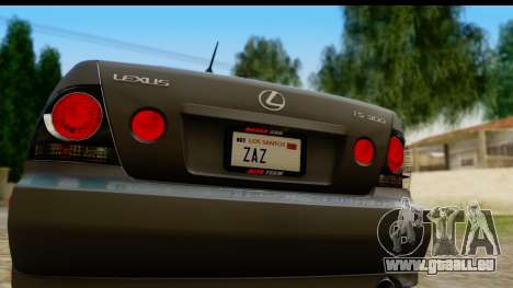 Lexus IS300 Tunable pour GTA San Andreas