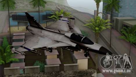 Saab 39 Gripen Custom Indigo Squadron für GTA San Andreas
