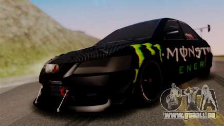 Mitsubishi Lancer Evo IX Monster Energy für GTA San Andreas