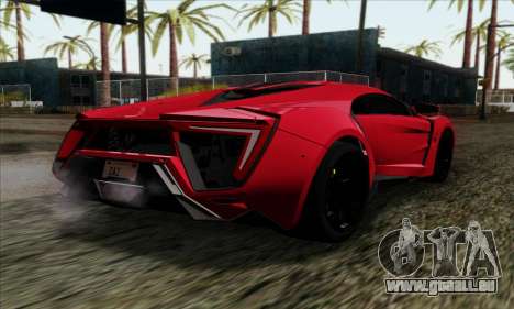 Lykan Hypersport 2014 Livery Pack 1 pour GTA San Andreas