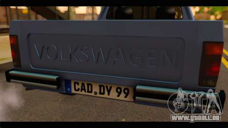 Volkswagen Caddy Mk1 Stock pour GTA San Andreas