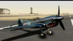 P-40E Kittyhawk US Navy pour GTA San Andreas