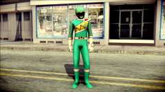 Power Rangers Kyoryu Green Skin für GTA San Andreas