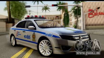 Ford Fusion 2011 Sri Lanka Police pour GTA San Andreas