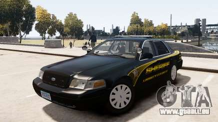 Ford Crown Victoria Sheriff LC [ELS] pour GTA 4