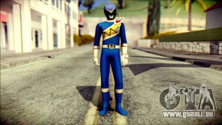 Power Rangers Kyoryu Blue Skin pour GTA San Andreas