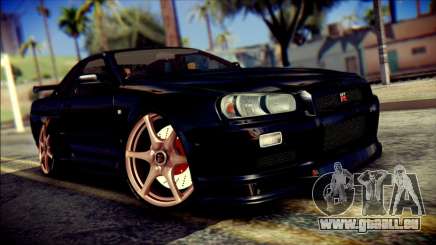 Nissan Skyline GTR V Spec II v2 pour GTA San Andreas