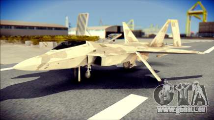 F-22 Raptor Desert Camo pour GTA San Andreas
