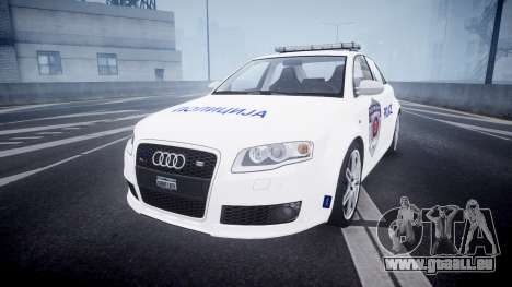 Audi RS4 Serbian Police [ELS] für GTA 4