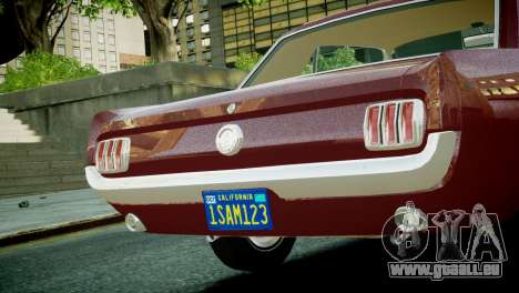 Ford Mustang 1965 pour GTA 4