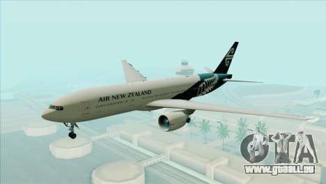 B777-200ER Air New Zealand Black Tail Livery pour GTA San Andreas