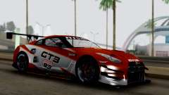 Nissan GT-R (R35) GT3 2012 PJ3 für GTA San Andreas