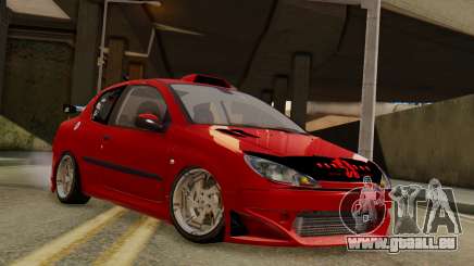 Peugeot 206 SD Coupe Tuning für GTA San Andreas