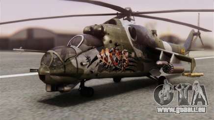 Mil Mi-24V Czech Air Force Tigermeet pour GTA San Andreas