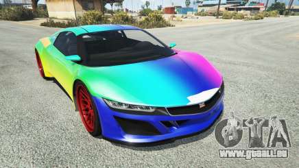 Dinka Jester (Racecar) Rainbow pour GTA 5