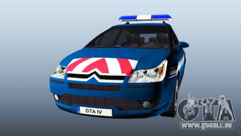 Citroen C4 Gendarmerie [ELS] pour GTA 4