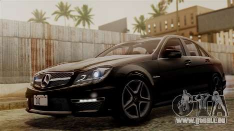Mercedes-Benz C63 AMG 2015 Edition One pour GTA San Andreas