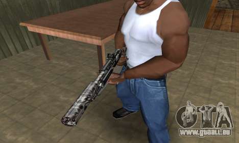 Black Flowers Shotgun für GTA San Andreas