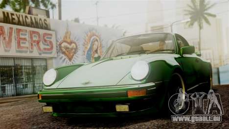 Porsche 911 Turbo (930) 1985 Kit A PJ für GTA San Andreas