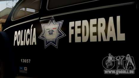 Volkswagen Beetle 1963 Policia Federal pour GTA San Andreas