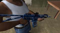 Blue Life M4 für GTA San Andreas