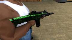 Full Green M4 pour GTA San Andreas